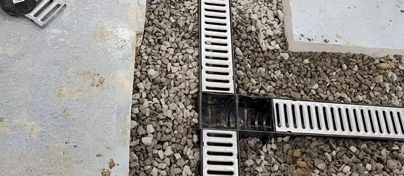 Storm Water Trench Drain Repair in New Tecumseth, ON